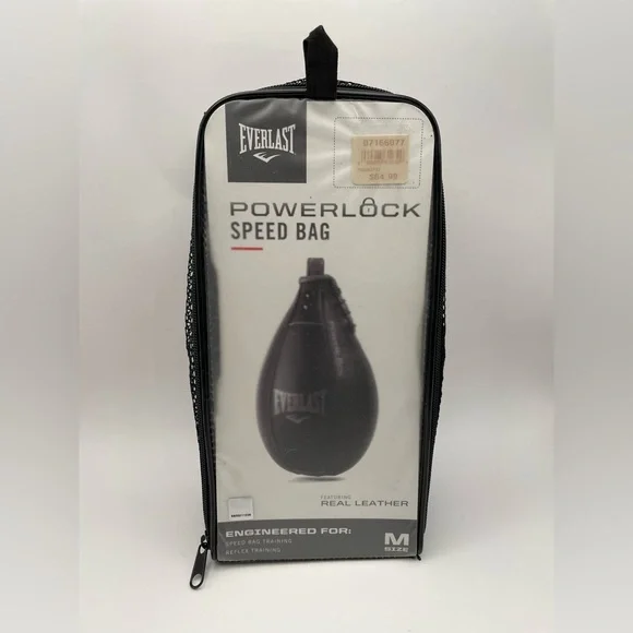 Everlast Black Powerlock Speedbag NWT - Picture 3 of 6